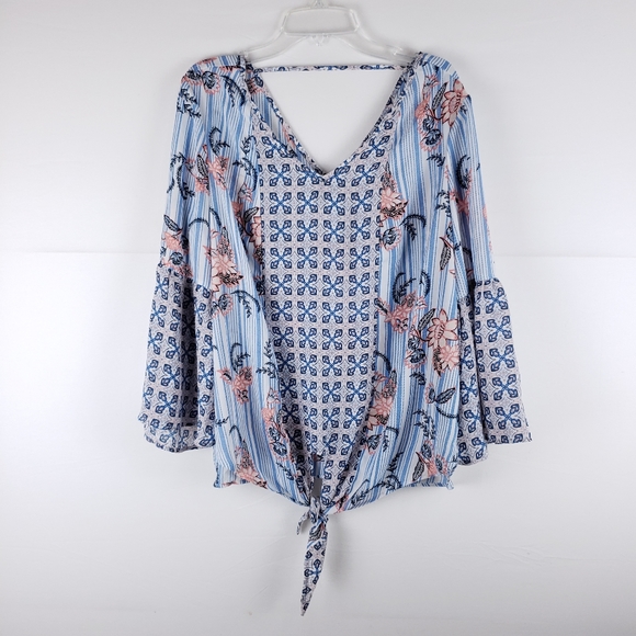 Zac & Rachel Tops - Zac & Rachel Floral Boho Top Size Small